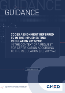 720RDM0701 89a Guidance GMED Assignment codes MDR 0001
