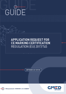 Une Guide Application request CE marking certification MDR